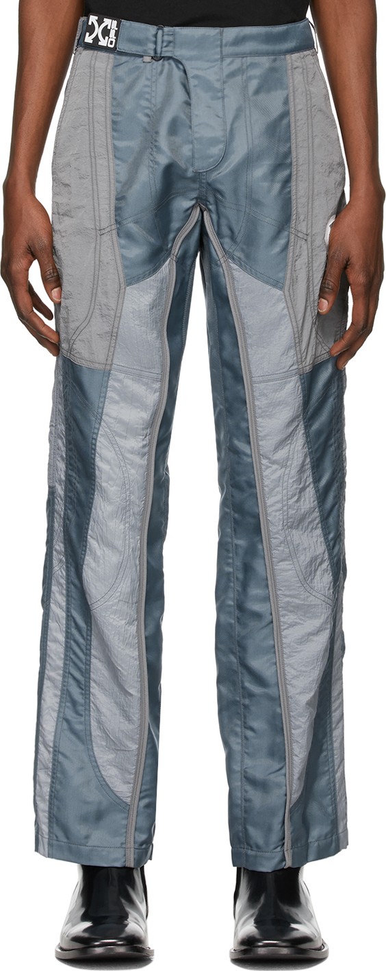 Off White Grey & Blue Technical Climbers Trousers