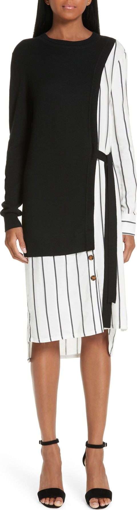 Yigal Azrouel Silk & Cashmere Dress