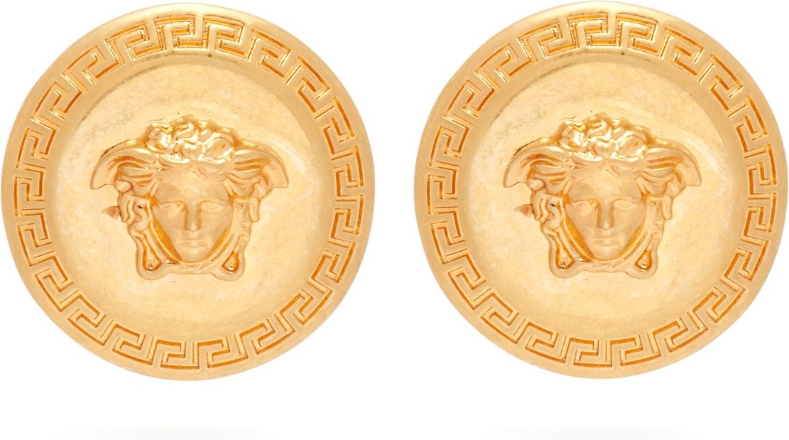 Versace Tribute metal earrings