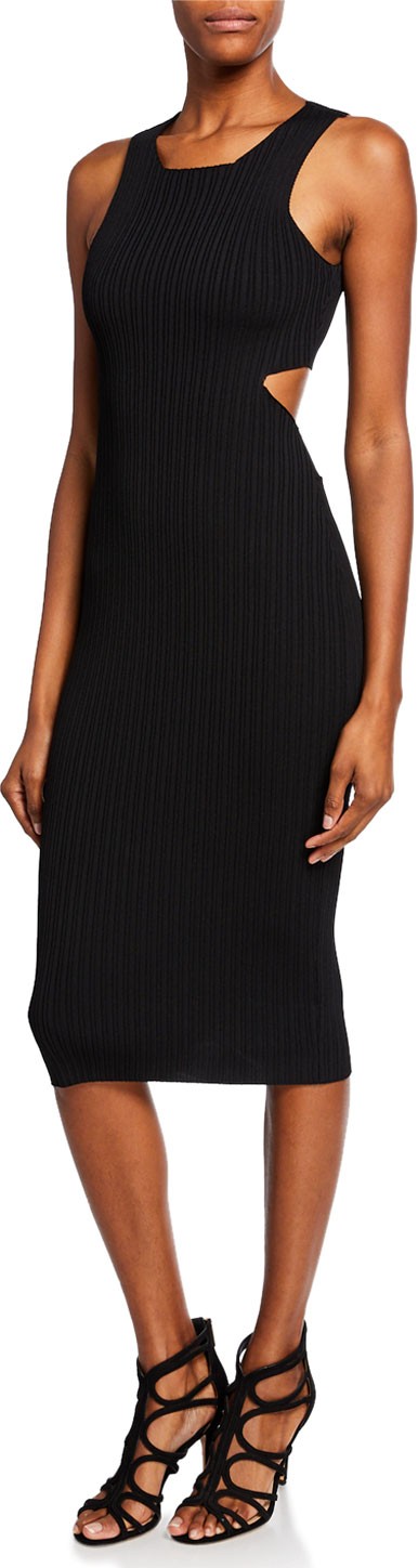 Pinko Betty Sleeveless Cutout Bodycon Dress