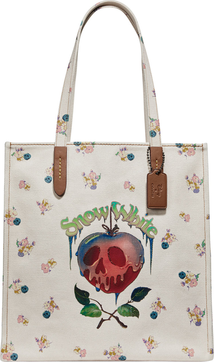 COACH 1941 Disney Dark Fairy Tale Poison Apple Tote Bag