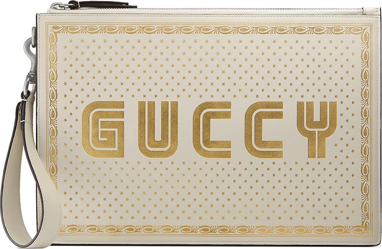 Gucci Guccy leather pouch