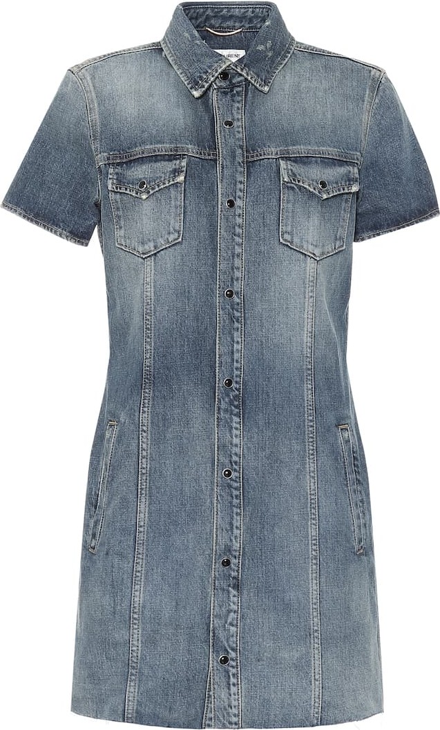 Saint Laurent Denim minidress