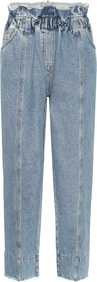 Philosophy Di Lorenzo Serafini Paperbag high-rise tapered jeans