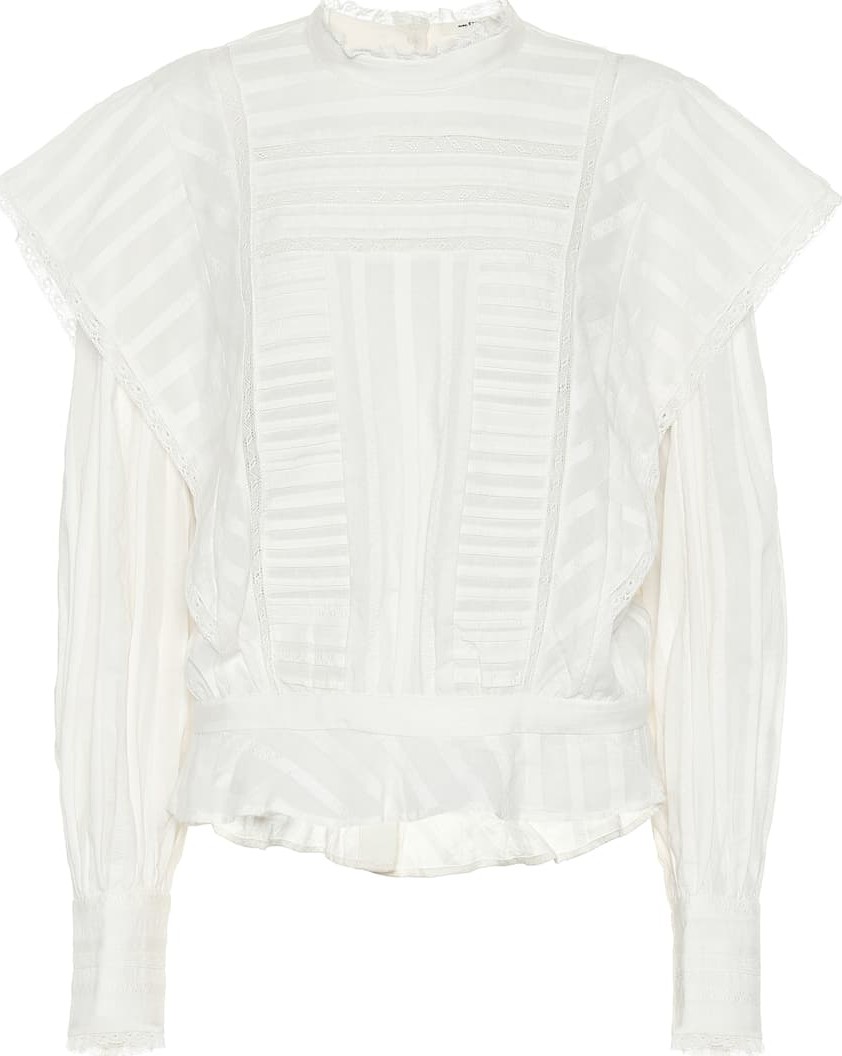 Isabel Marant Etoile Perla lacy cotton top