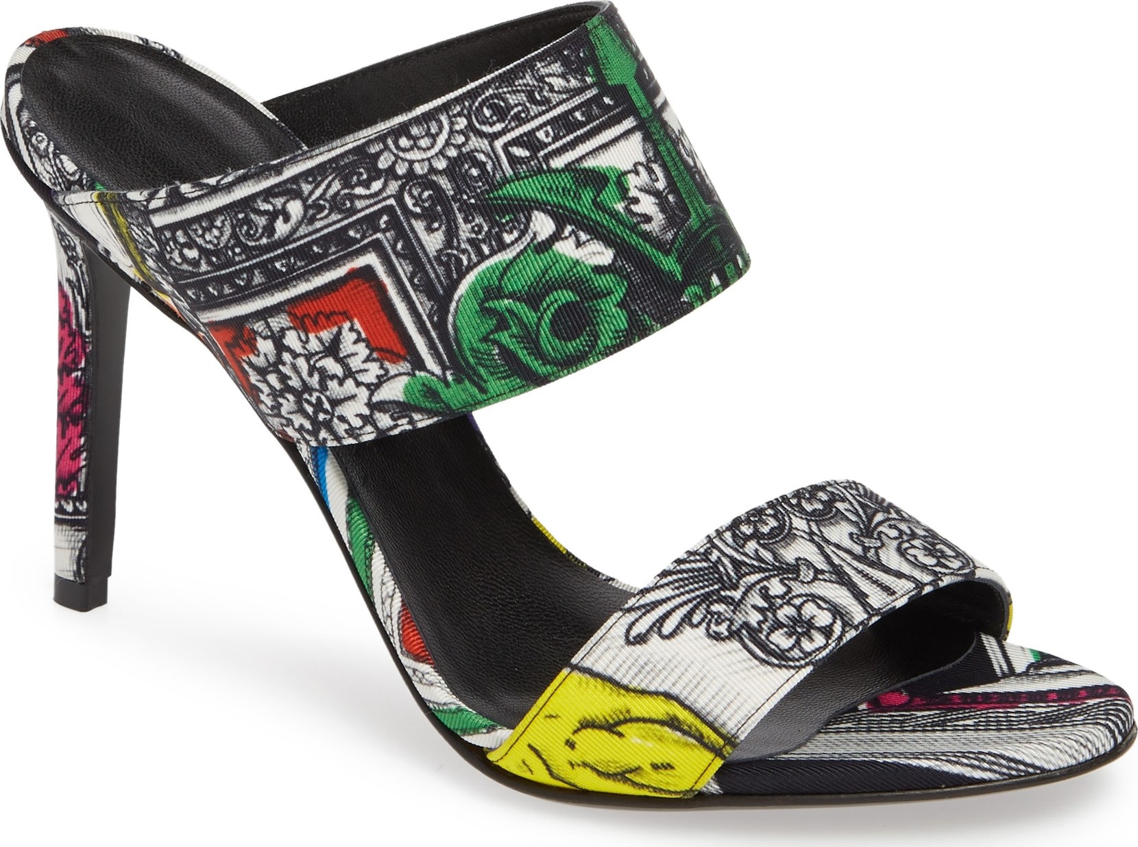 Versace First Line Archive Double Band Slide Sandal