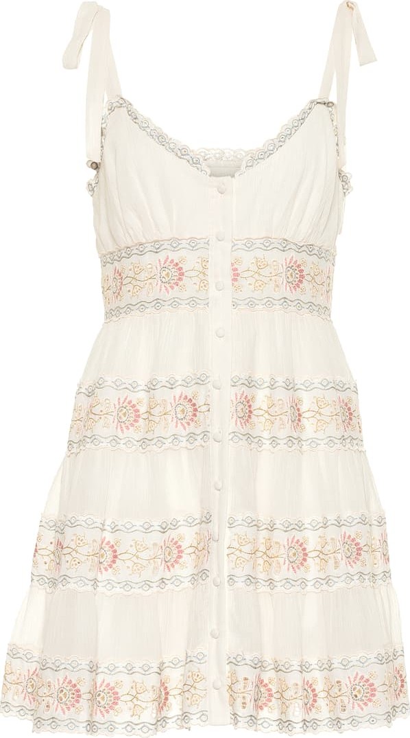 Zimmermann Exclusive to Mytheresa – Veneto cotton and silk minidress