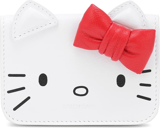 Balenciaga x Hello Kitty Mini leather wallet