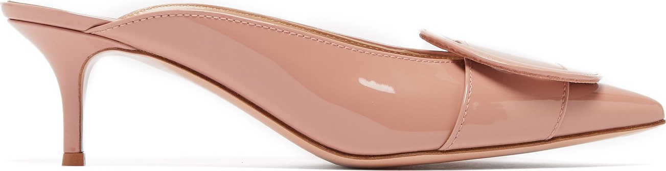 Gianvito Rossi Buckle 55 kitten-heel mules