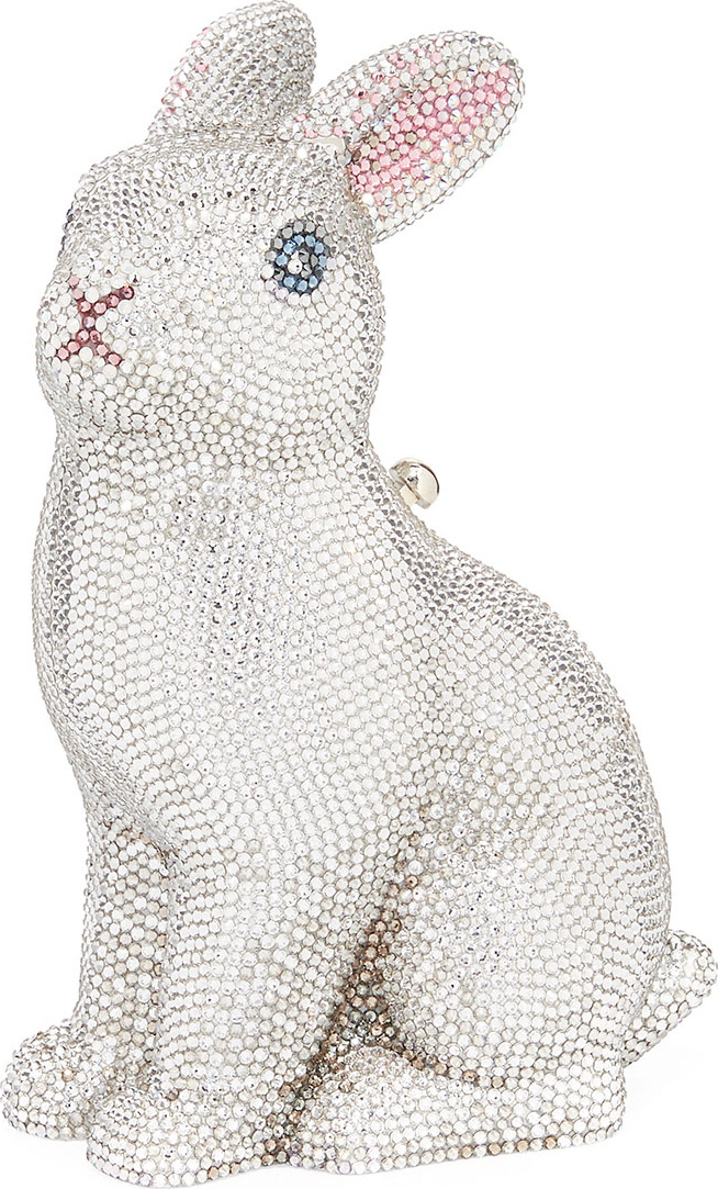 Judith Leiber Ava Bunny Crystal Clutch Bag