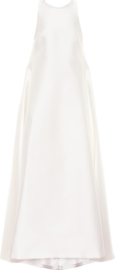 Max Mara Lucerna duchess-satin bridal gown