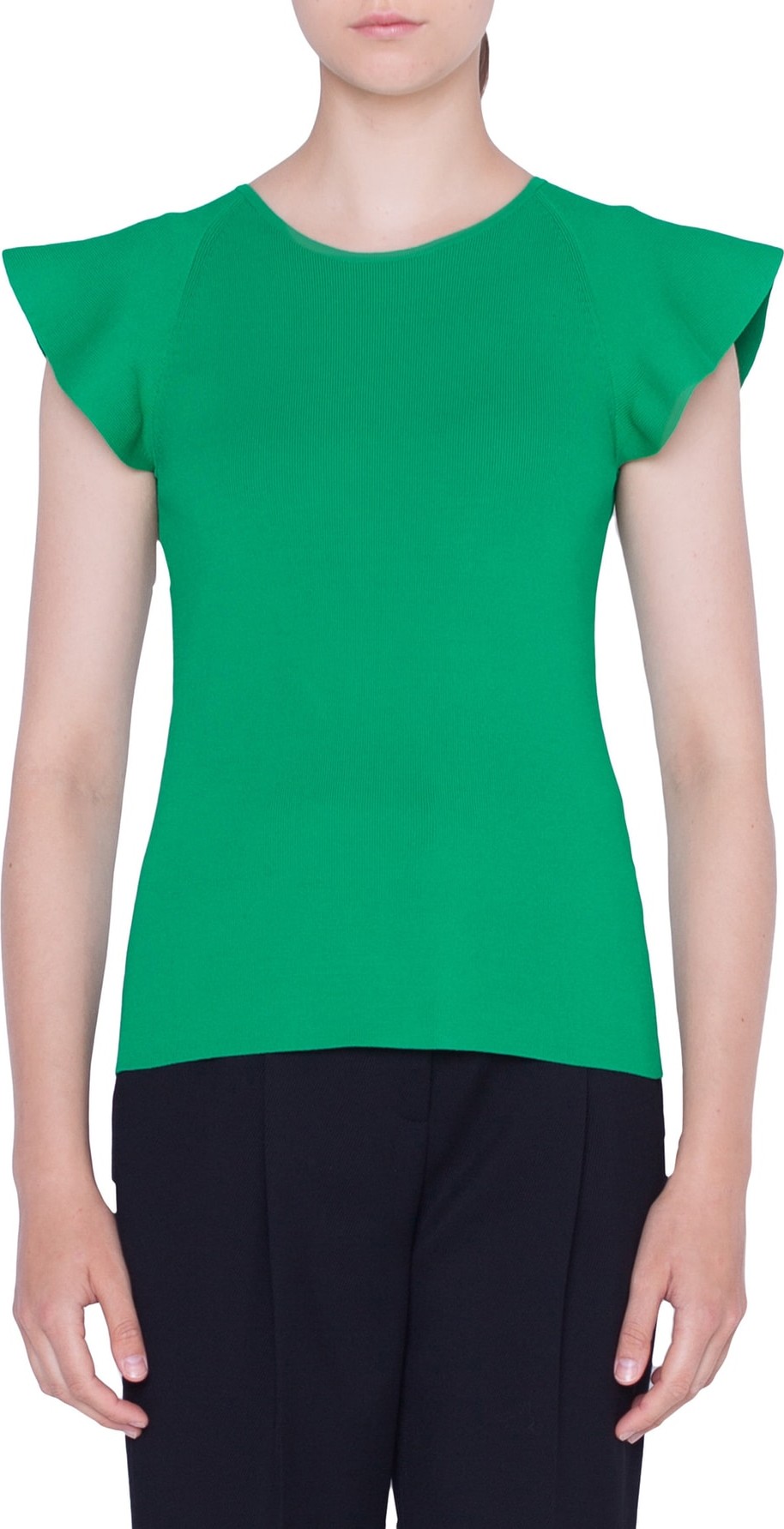 Akris Punto Wave Shoulder Knit Pullover