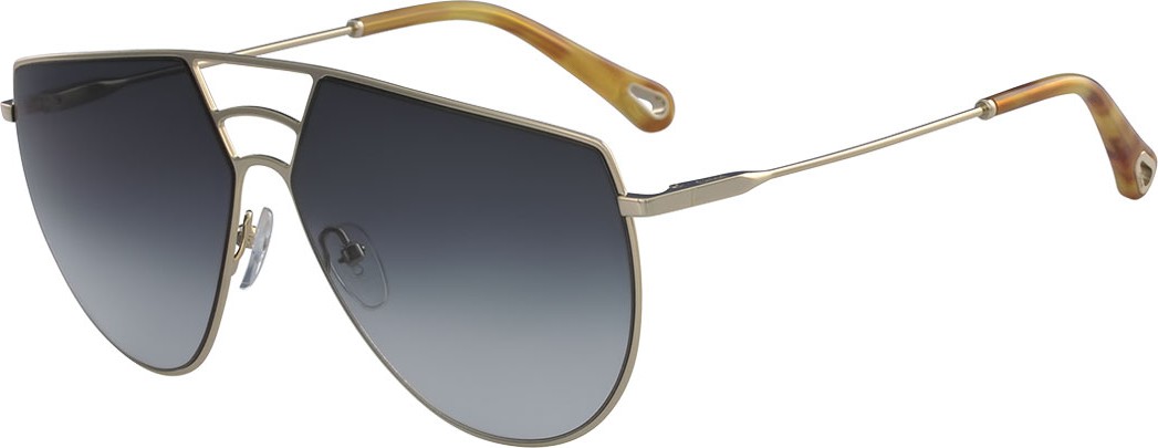 Chloe Ricky Triple Bridge Aviator Sunglasses