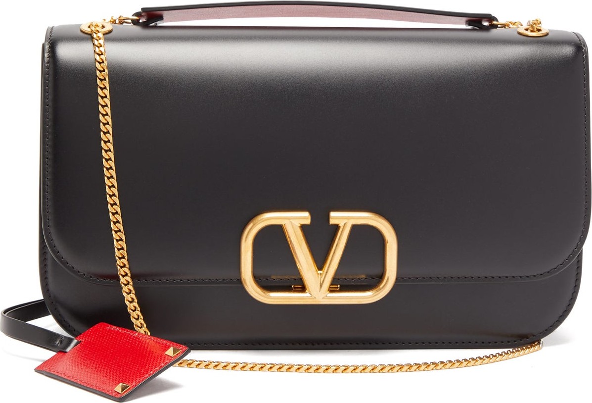 Valentino V-sling medium smooth-leather shoulder bag