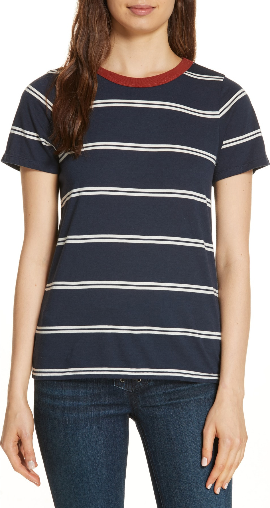 Veronica Beard Lauren Stripe Tee