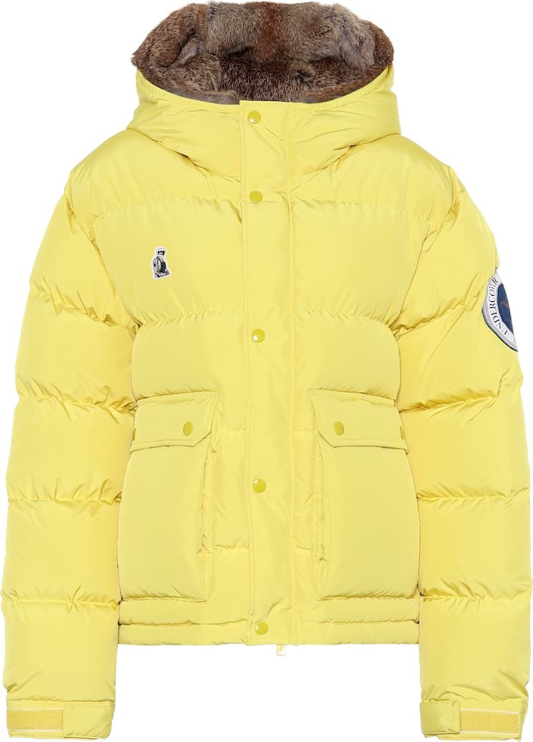 Undercover Fur-trimmed down jacket