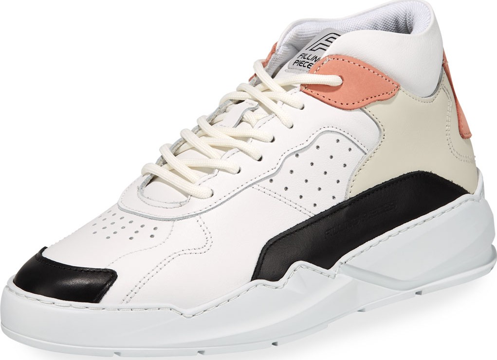 Filling Pieces Men's Flow 2 Leather Mid-Top Sneakers