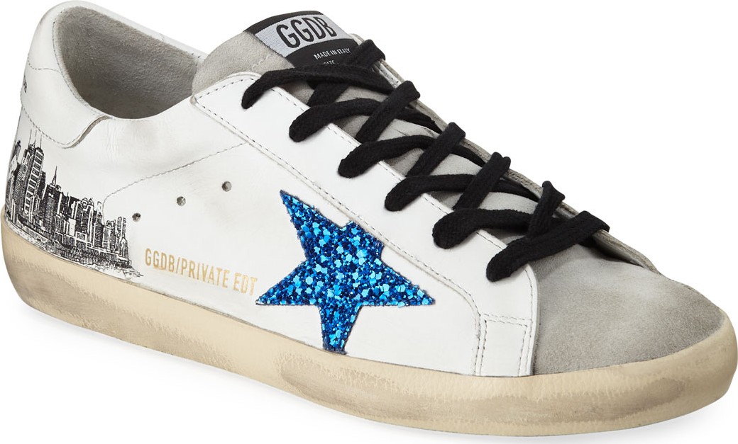 Golden Goose Deluxe Brand Superstar NYC Leather Sneakers