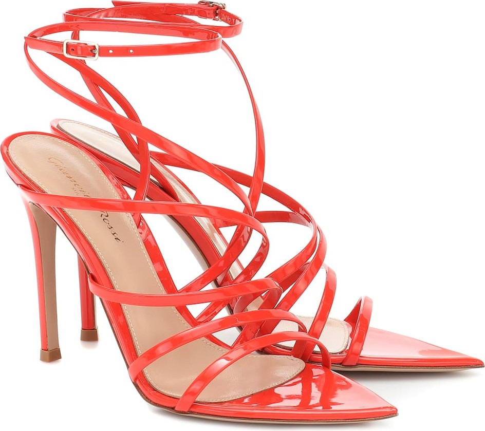 Gianvito Rossi Patent leather sandals
