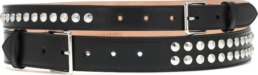 Alexander McQueen Studded leather belt