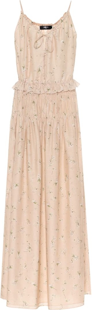 Amiri Floral silk maxi dress
