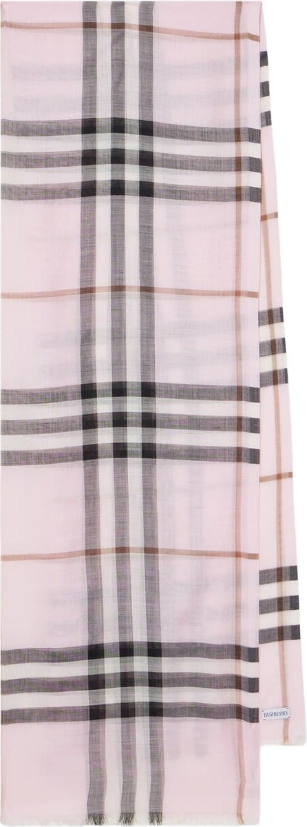 Burberry London England - Burberry Check wool and silk scarf