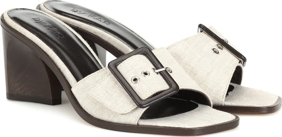 By Far Silvia linen sandals