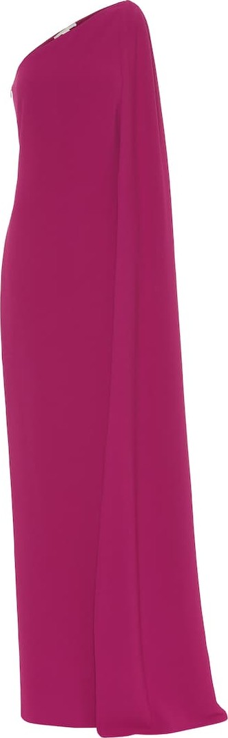Stella McCartney Crêpe one-shoulder gown