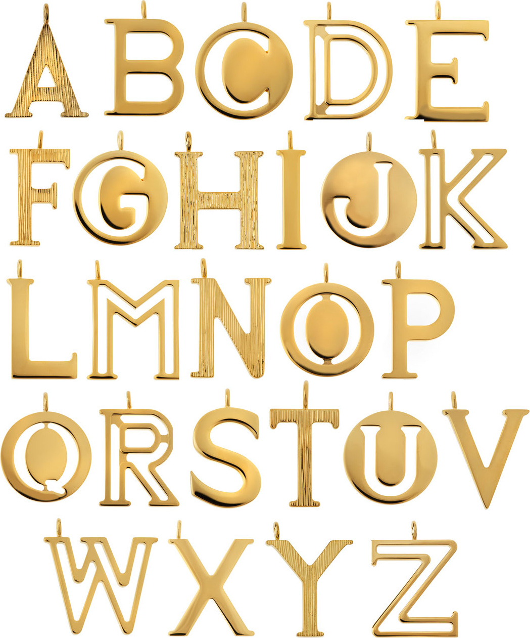 Chloe Personalized Alphabet Bag Charm