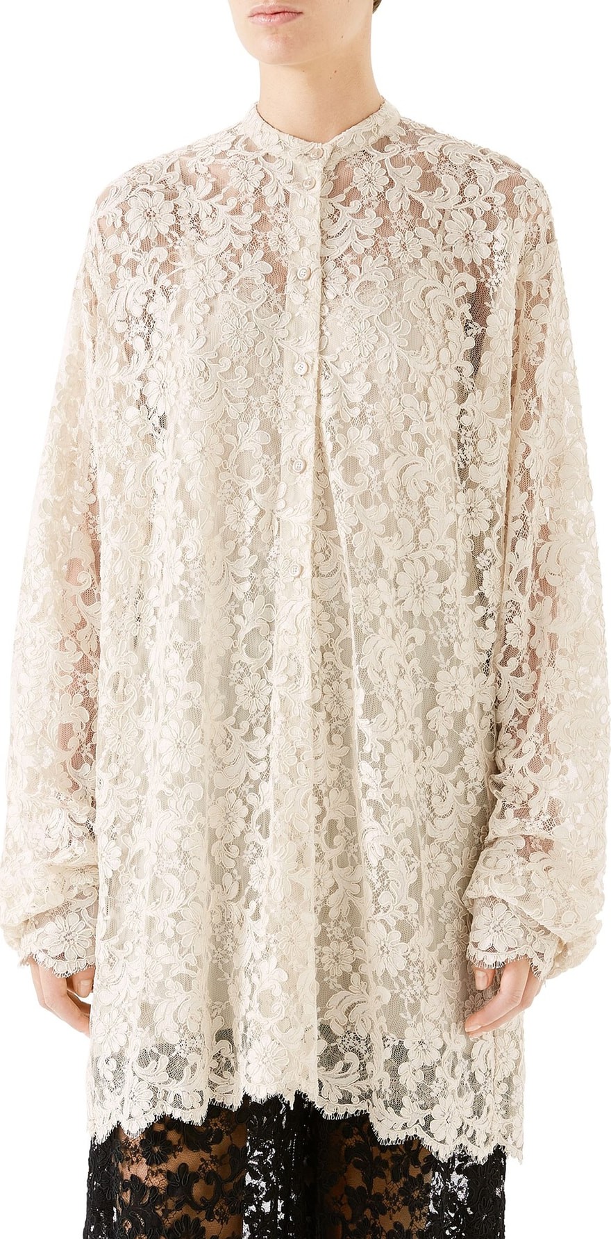 Gucci Scalloped Lace Dress