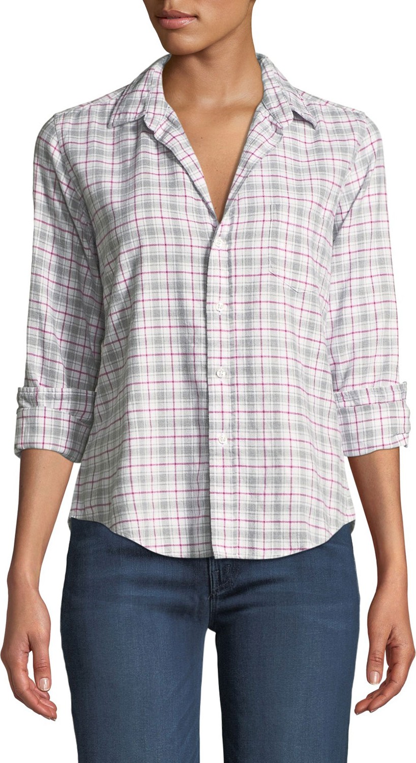 Frank & Eileen Eileen Plaid Long-Sleeve Button-Down Shirt