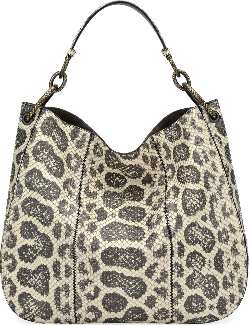 Bottega Veneta Loop Anaconda Hobo Bag