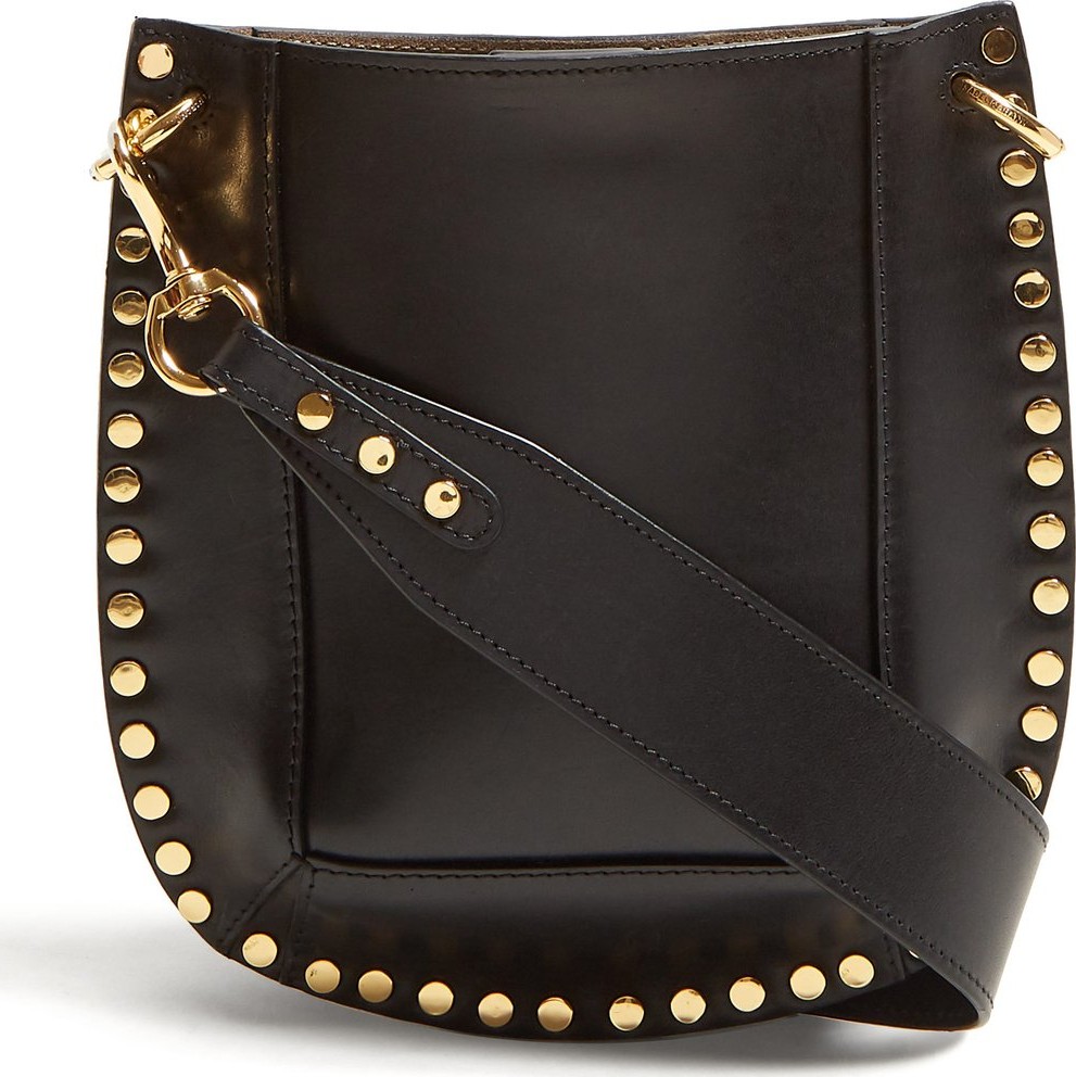 Isabel Marant Nasko studded leather cross-body bag