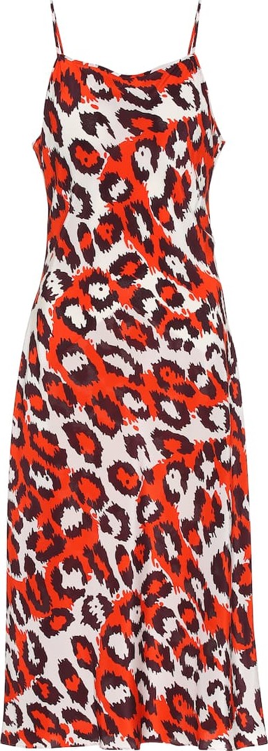 DIANE von FURSTENBERG Lespo silk slip  dress