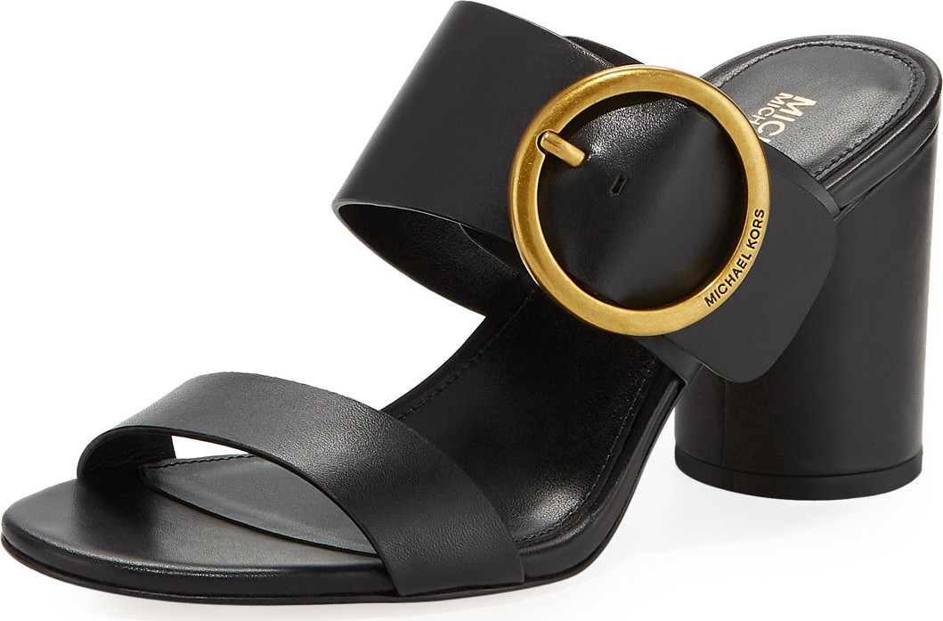 MICHAEL MICHAEL KORS Estelle Mid-Heel Slide Sandals