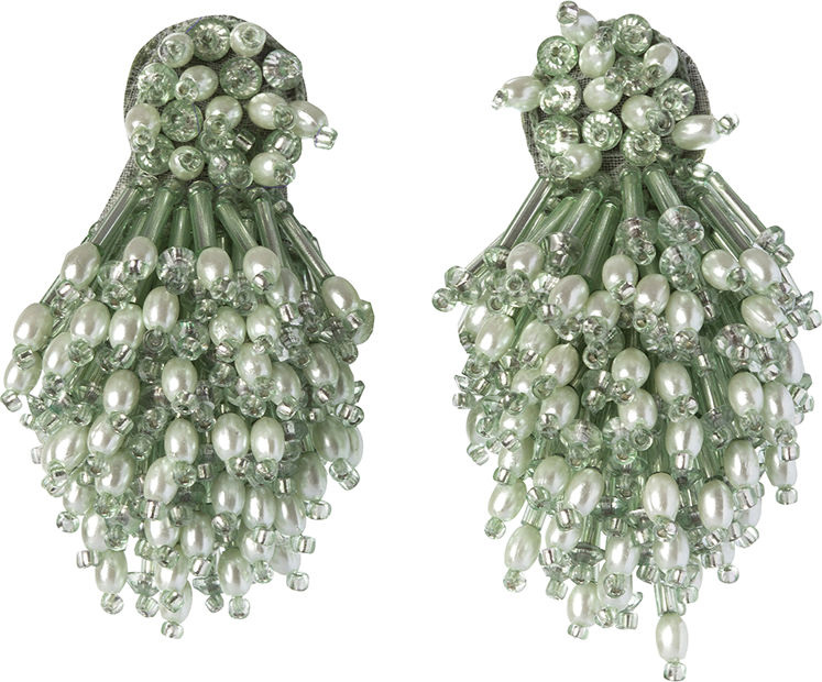 Mignonne Gavigan New York Burst Beaded Statement Earrings