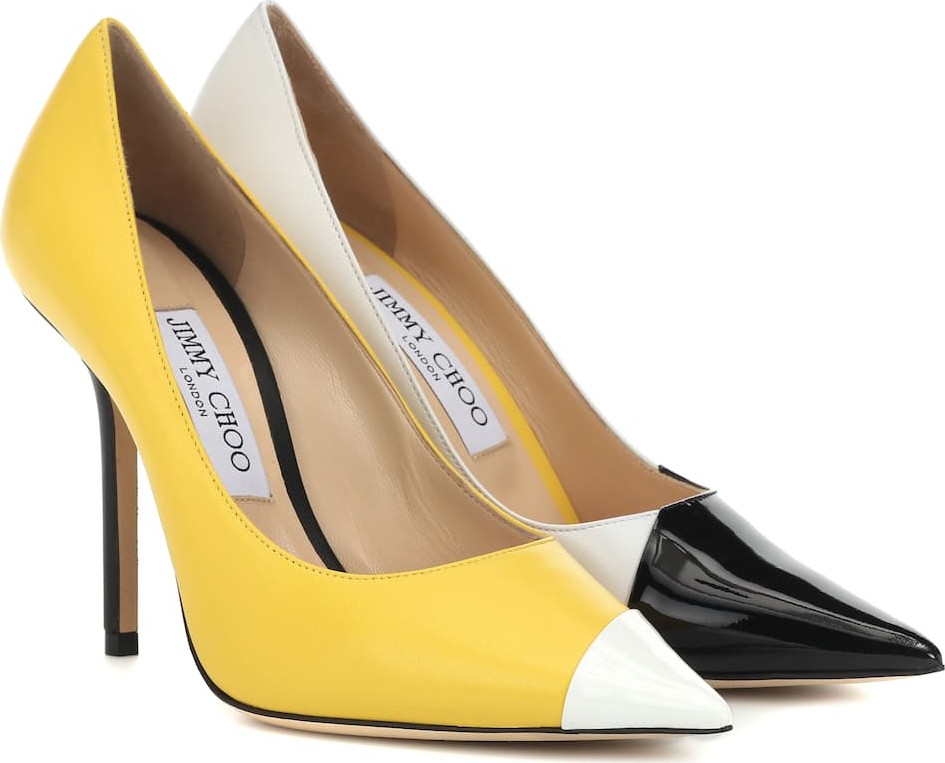 Jimmy Choo Love 100 leather pumps