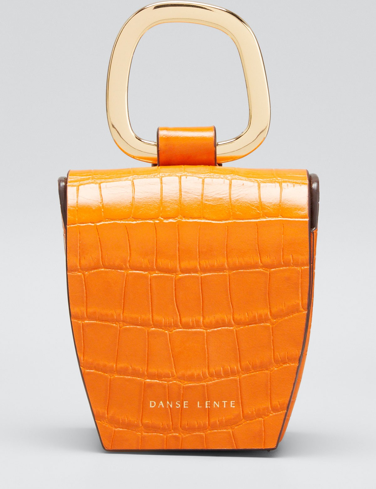 Danse Lente Mock-Croc Leather Box Bag