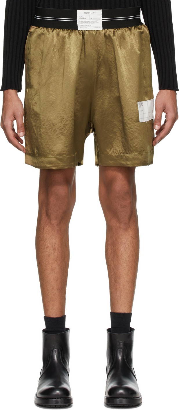 Helmut Lang Bronze Boxer Shorts