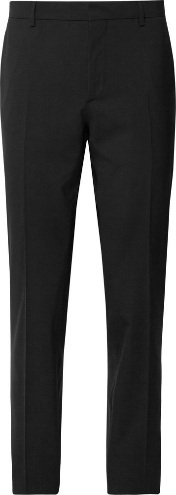 Prada Tan Slim-Fit Stretch-Virgin Wool Trousers