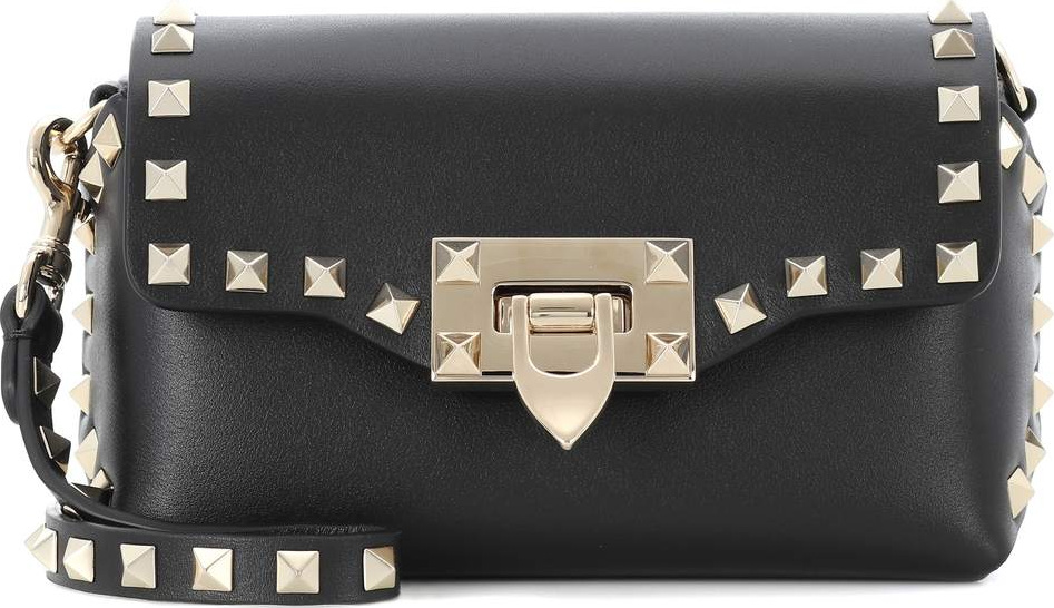 Valentino Valentino Garavani Rockstud leather shoulder bag