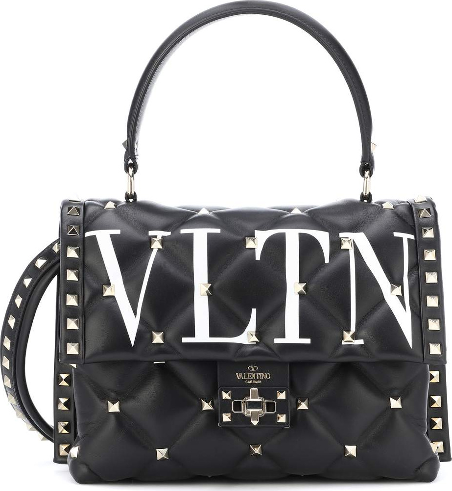 Valentino Valentino Garavani VLTN Rockstud leather shoulder bag