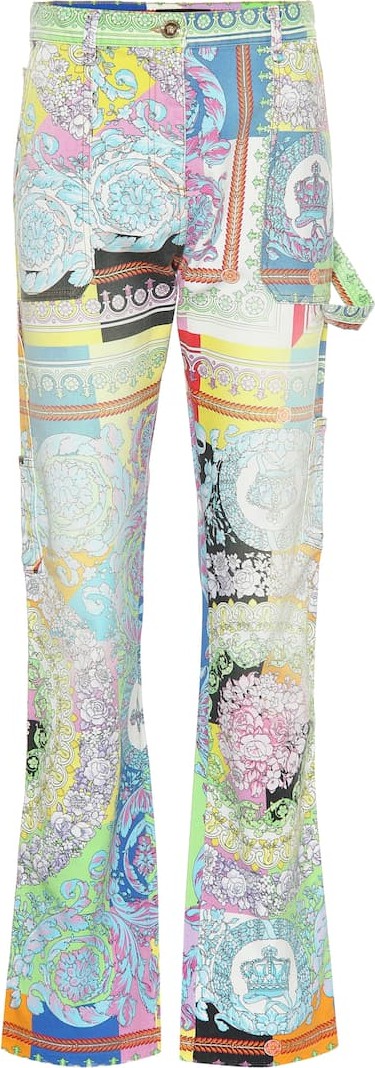 Versace Printed denim jeans
