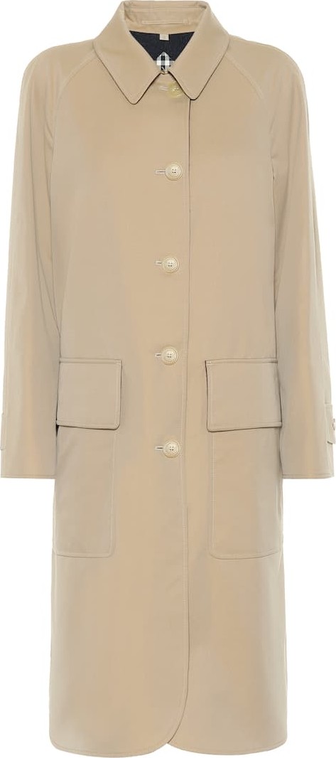 Burberry London England Wool-lined cotton coat