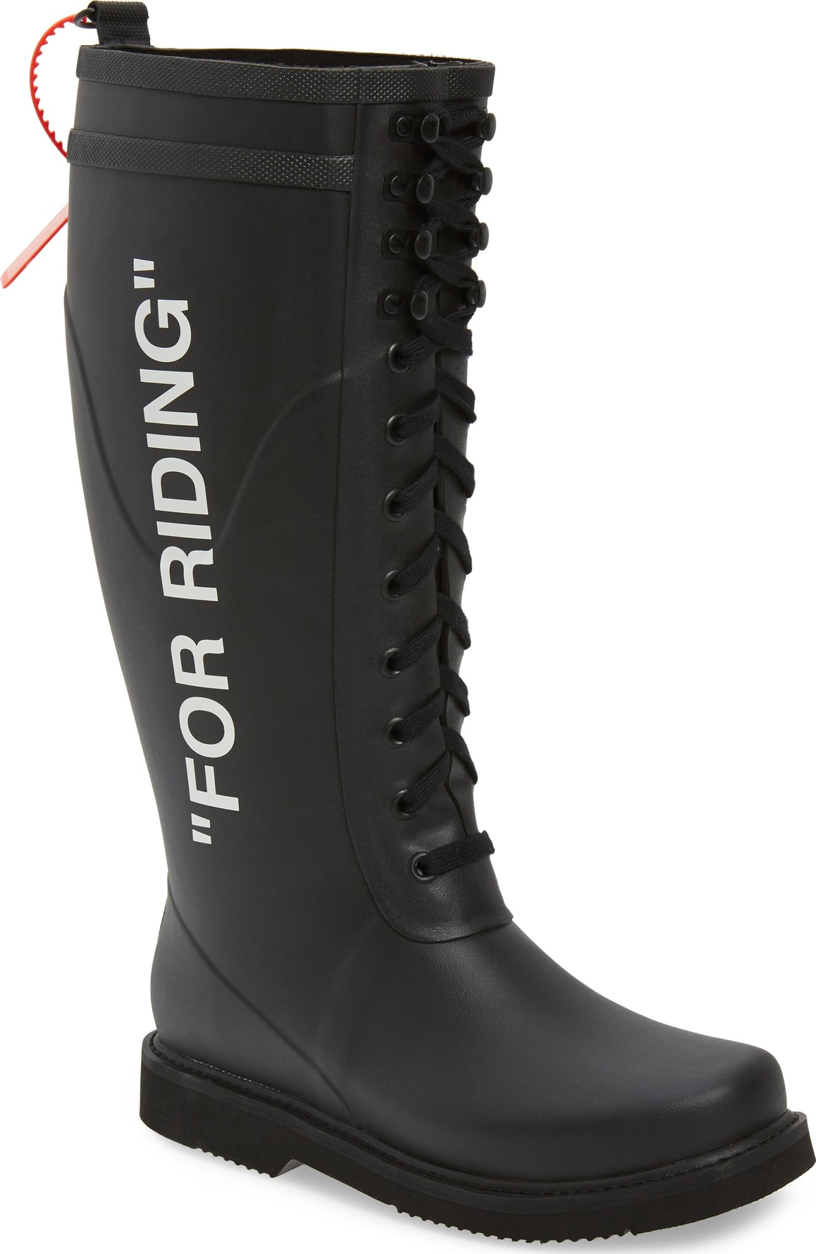 Off White For Riding Lace Up Boot