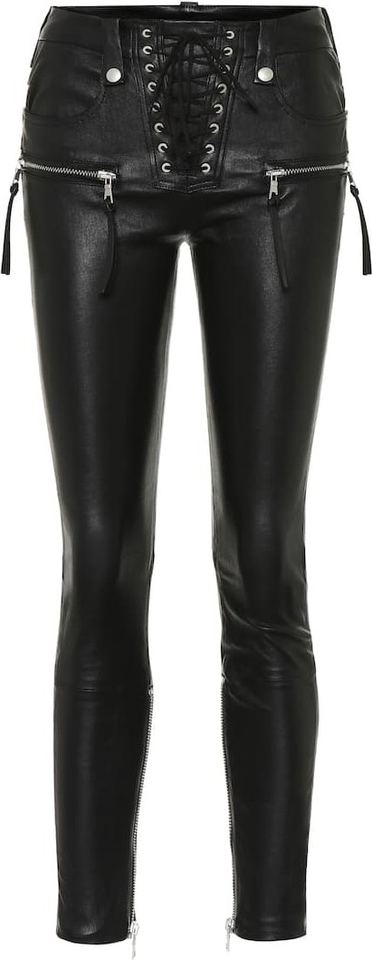 Unravel Leather skinny pants