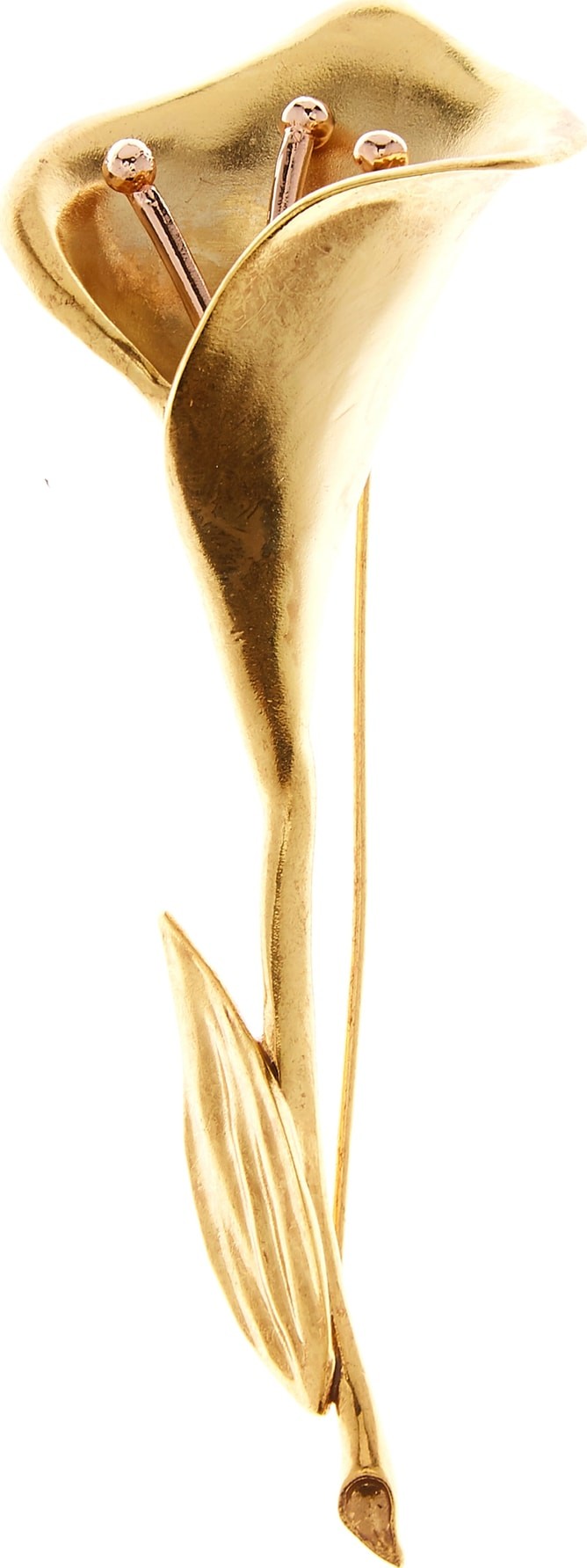 Oscar De La Renta Calla Lily Brooch