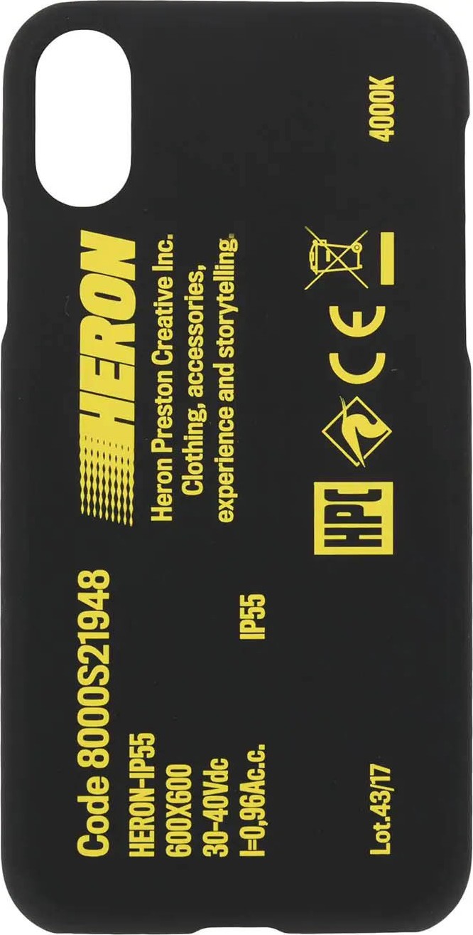 Heron Preston Stamp iPhone X case
