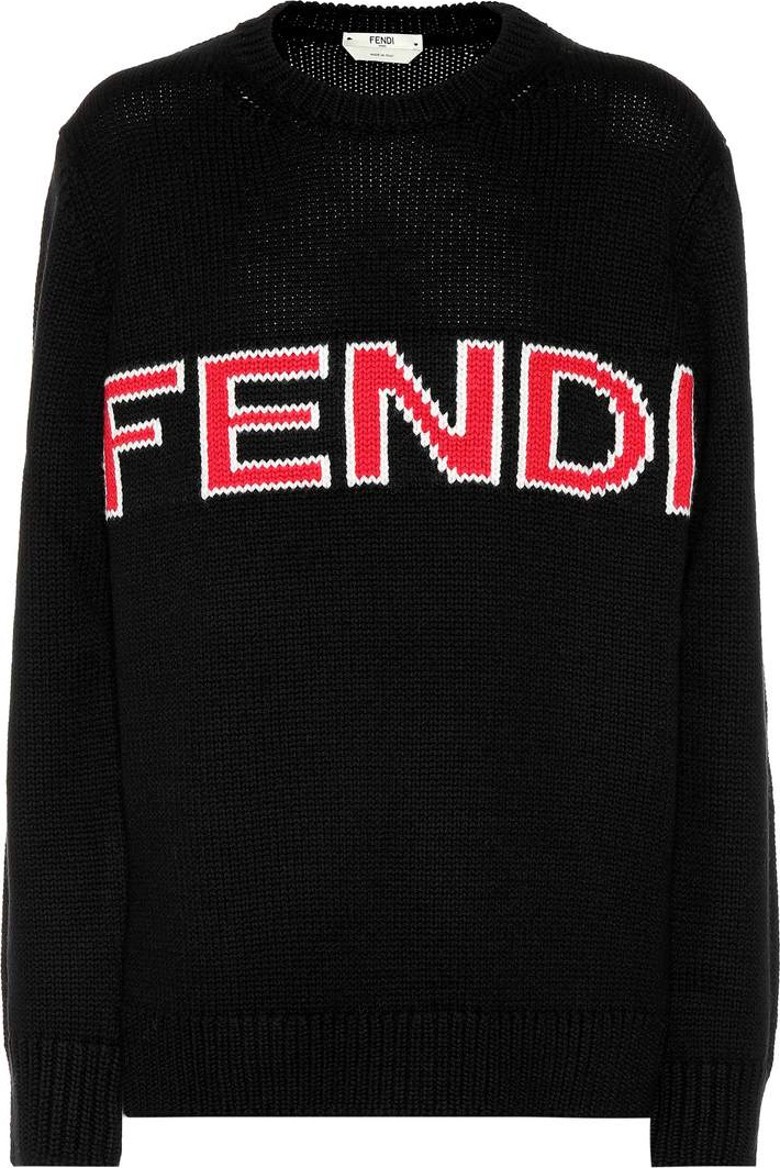 Fendi Intarsia wool sweater