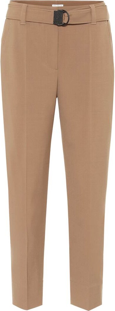 Brunello Cucinelli Belted straight pants